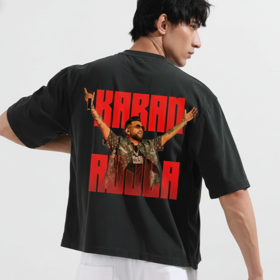 Oversized Karan Aujla P-POP Culture T-Shirt