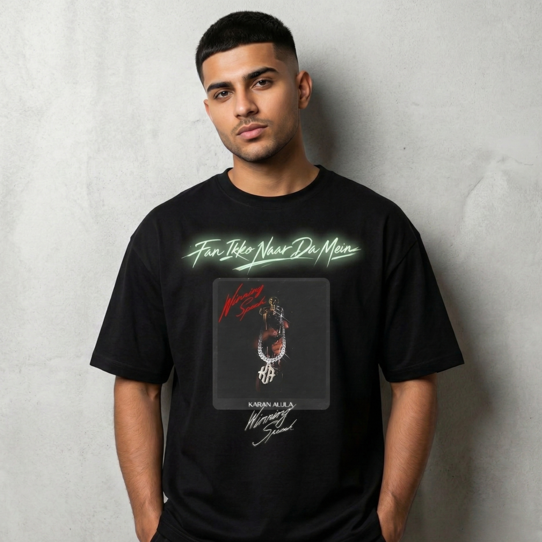 Oversized Winning Speech Glow T-Shirt