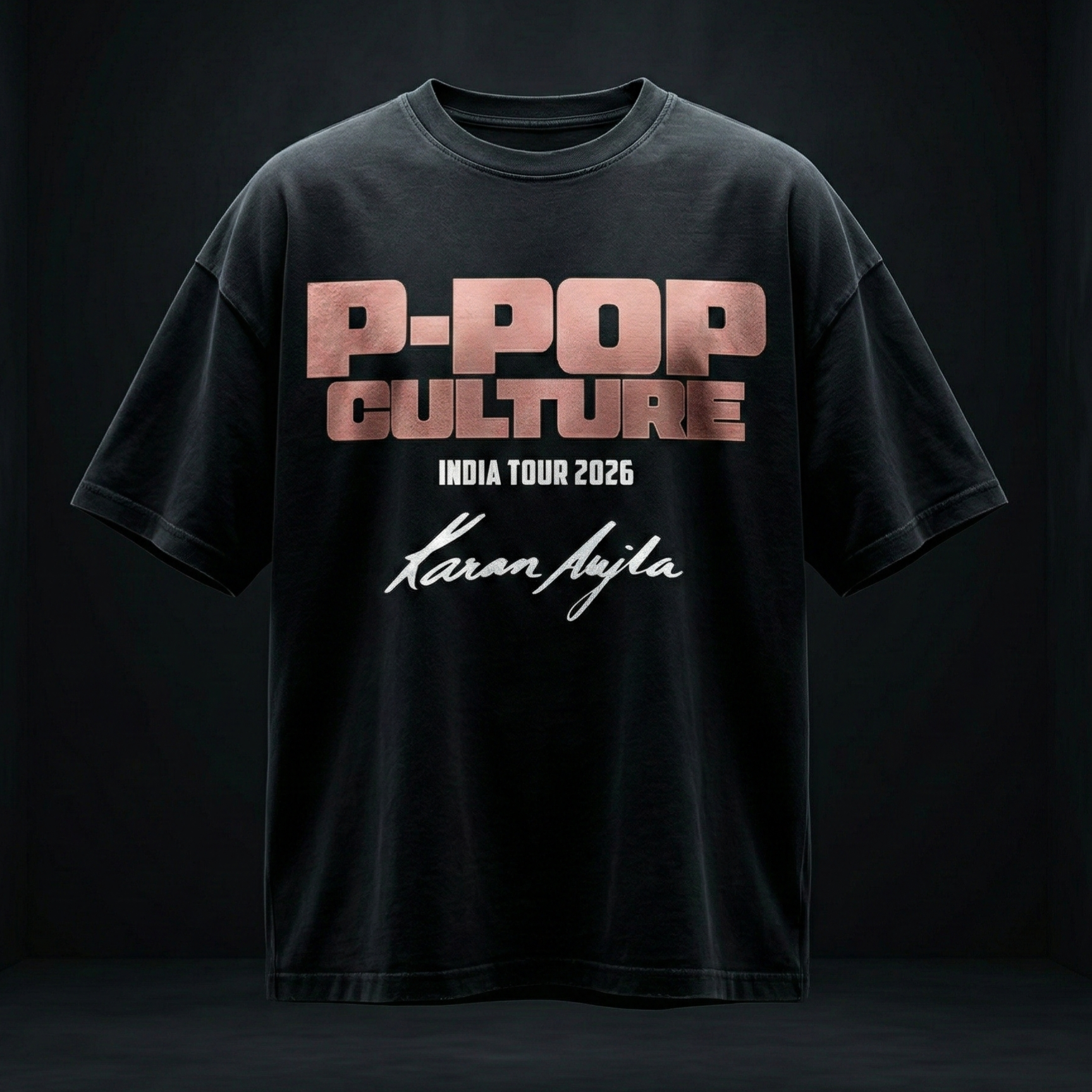 Oversized Karan Aujla P-POP Culture T-Shirt